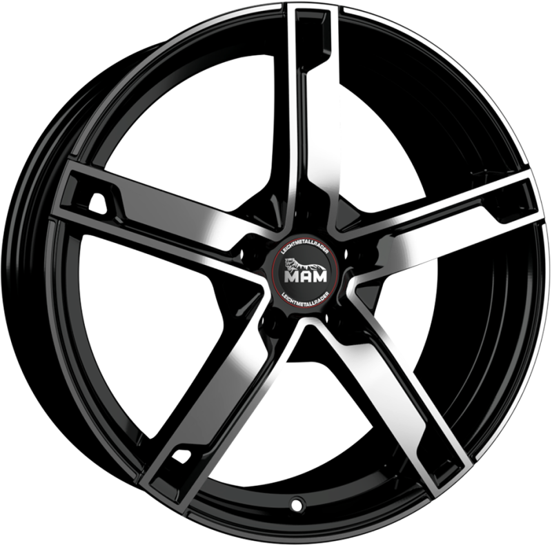 Palash Rims Rachi MAM W4 BLACK FRONT POLISH от bggumi.com